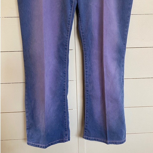 DG2 Embellished Jeans Petite 14P Purple Blue Eclectic -‎ Glam - Picture 7 of 11